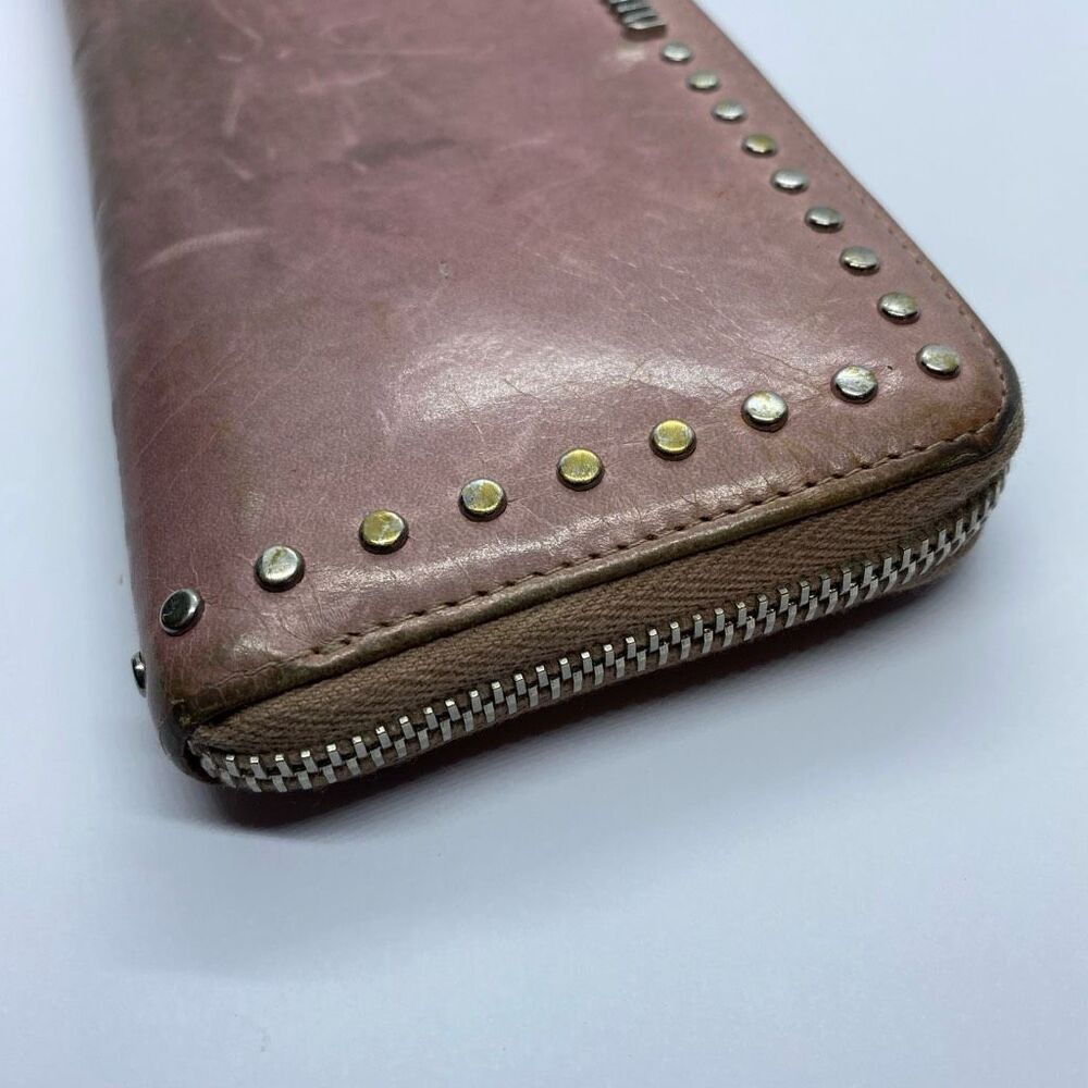 **Flaws** Authentic Miu Miu By Prada Pink Leather… - image 8